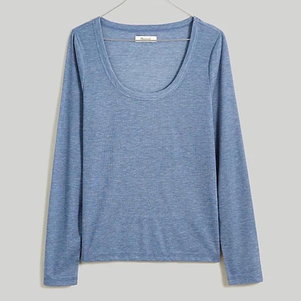 MADEWELL SCOOP NECK LONG SLEEVE T-SHIRT